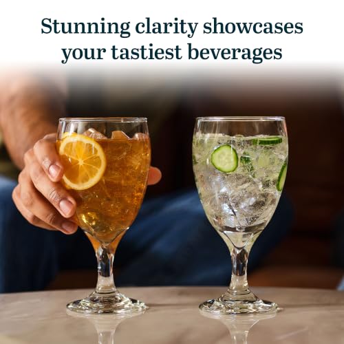 Classic Glass Goblets Set of 12 (12 Count)