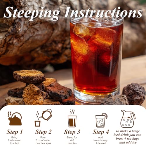 Chaga Tea Bags 100 Count