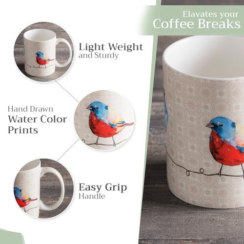 Coffee Mug with Handles Tea Cups (2 Count)