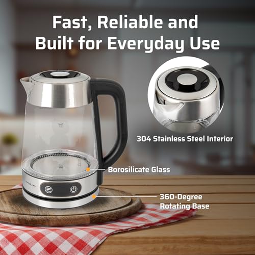 1.8L Glass Electric Kettle