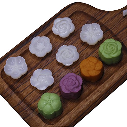 Cookie Stamp Mooncake Mold Set (6 Count)
