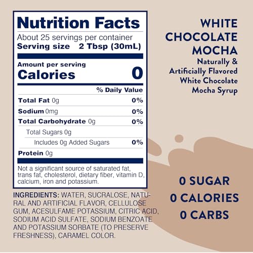 Syrups Sugar Free Coffee Syrup (25.4 Fl Oz)