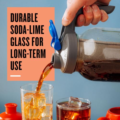 64oz Cold Brew Coffee Maker with Leak Proof Lid