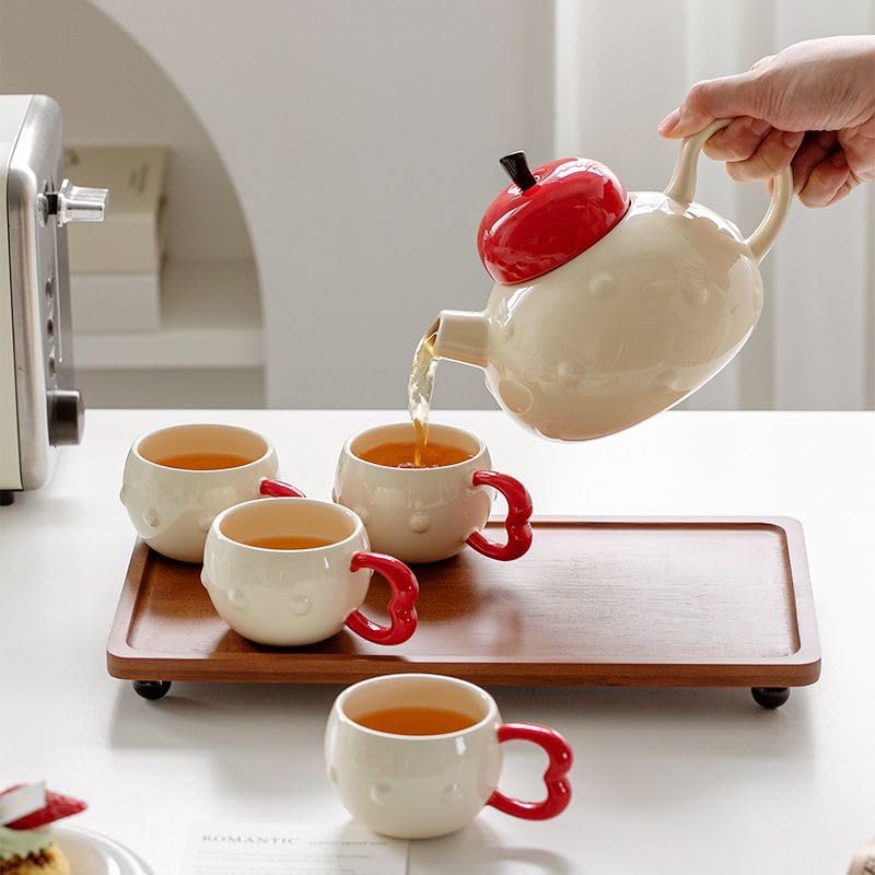 Apple themed Modern Tea Set