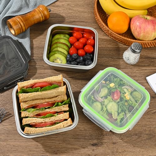 3 Pack Sandwich Containers