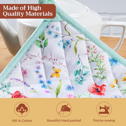 Pot Holders 100% Cotton Potholders (2 Count)