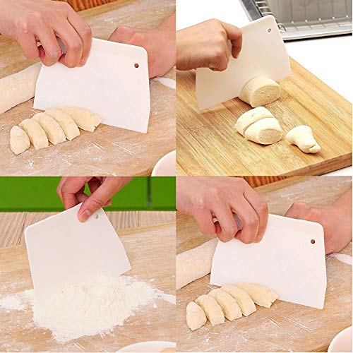 Luckycivia 3 Piece Trapezoidal Plastic Scraper