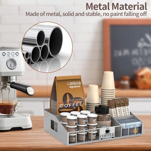 Coffee Station Organizer with 4 Compartments