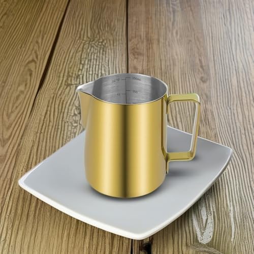 Stainless Steel Milk Frothing Pitcher 12 oz