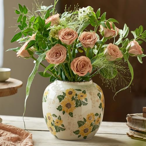 Round Ceramic Vase