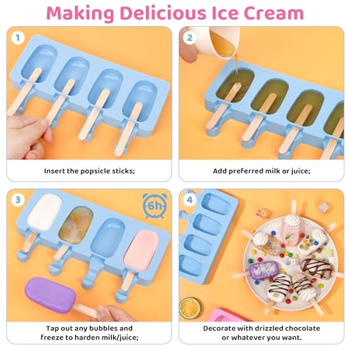 Popsicle Molds Set of 2 (8 Count)
