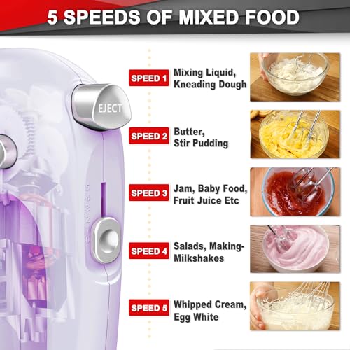Hand Mixer Electric Handheld 400W