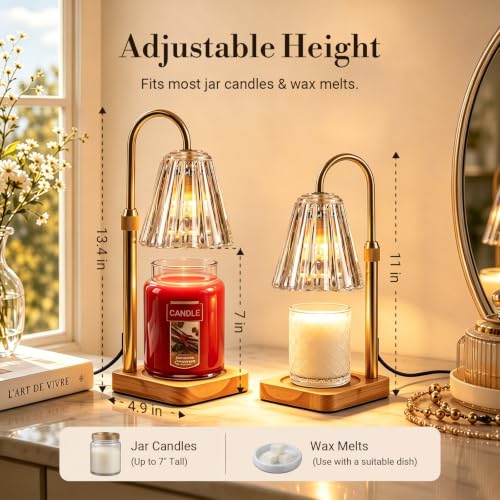 Candle Warmer Lamp with Timer & Dimmer