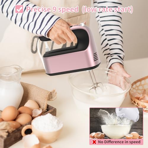 9 Speed Digital Hand Mixer Electric