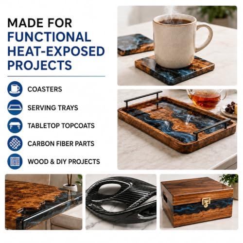 Ultra Heat Resistant Epoxy Resin Kit (64 Fl Oz)