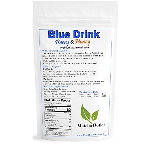 Blue Drink Spirulina Powder (12 Ounce)