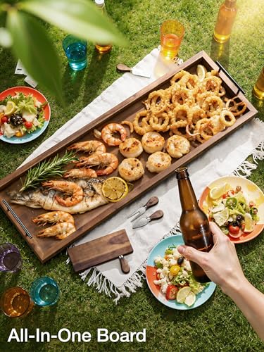 36" Acacia Large Charcuterie Boards for Party