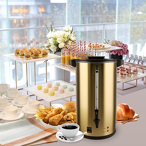 75 Cup Coffee Urn 304 Electric Hot Coffee Dispenser Percolator (75 Count)