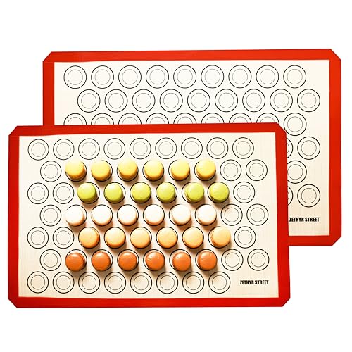 Macaron Baking Mat Silicone Non Stick (2 Count)