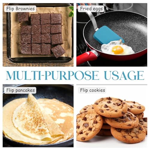 2 Pcs Mini Silicone Cookie Brownie Spatula (2 Count)