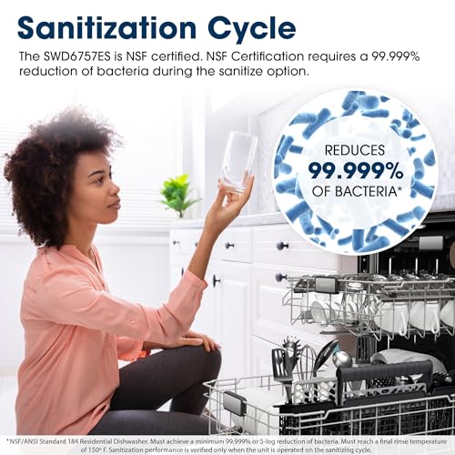 SDW6757ES 24 in. Top Control Handle 45 dBA Dishwasher