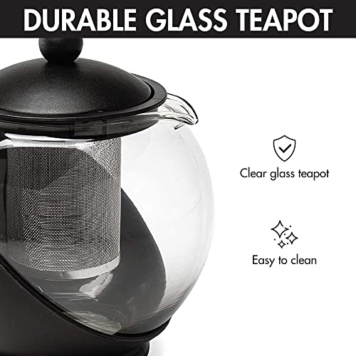 Half Moon Teapot with Removable Infuser (40 Ounce)