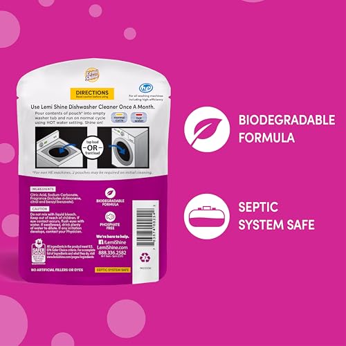 Natural Washing Machine Cleaner and Deodorizer