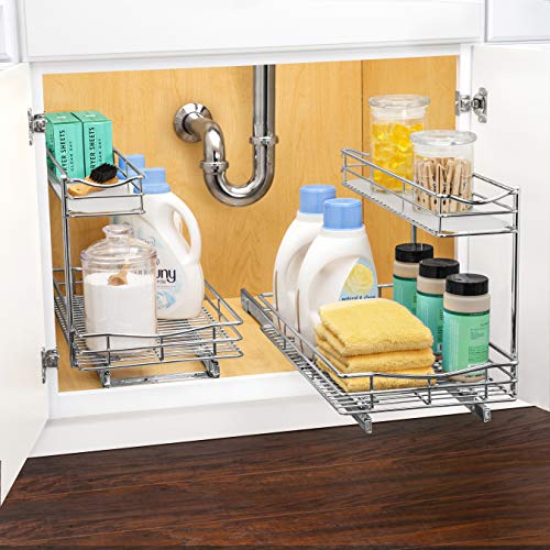 Pull Out Under Sink Kitchen Cabinet Organizer