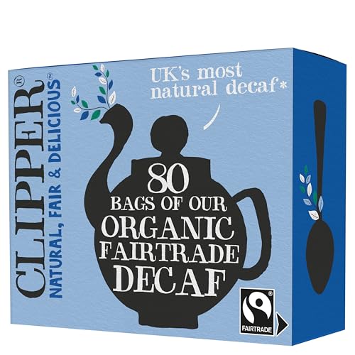 Clipper Organic Decaf Fairtrade Black Tea (80 Count)