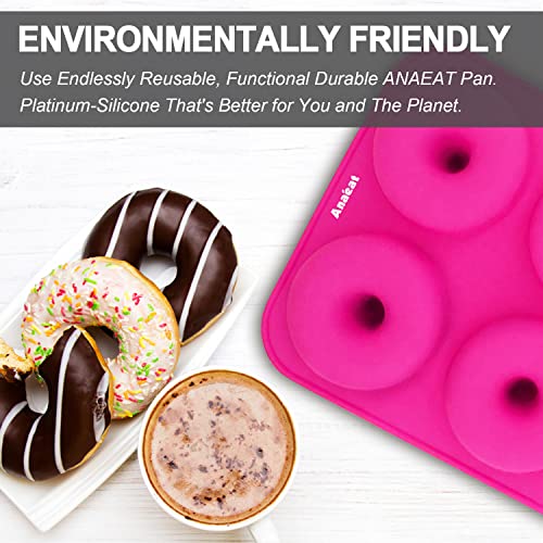 3 Pack Donut Pan Silicone Baking Mold (3 Count)