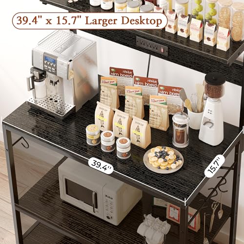 Bakers Rack with Power Outlets