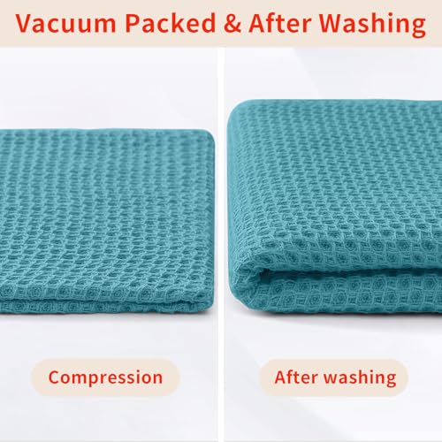 100% Cotton Waffle Weave Kitchen Dish Cloths 12 (12 Count)