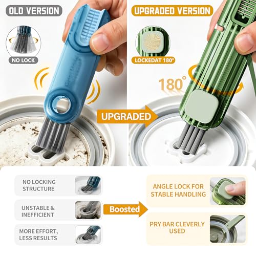 2Pcs 4 in 1 Cup Lid Gap Cleaning Brush Set (2 Count)