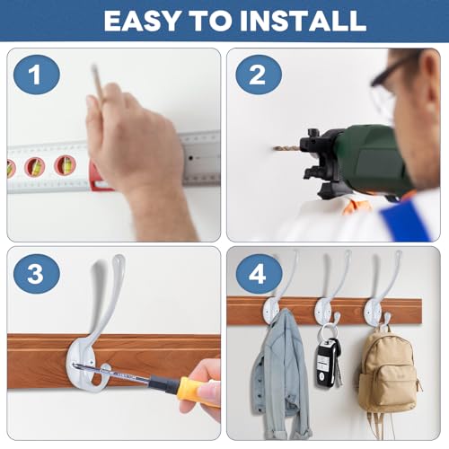 Wall Hooks for Hanging (20 Count)