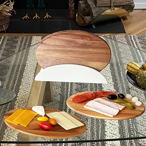 Woodard & Charles 6 Acacia Wood Serving Boards w