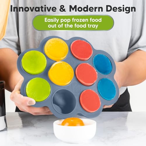 Silicone Food Freezer Trays with Lid