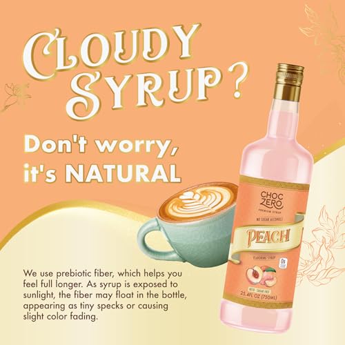 Sugar Free Peach Syrup (25.4 Fl Oz)