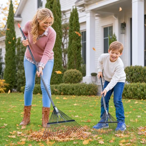 Heavy Duty Metal Leaf Rake