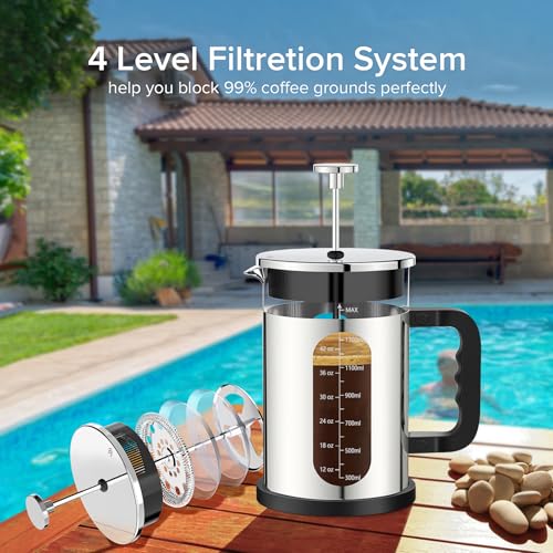 French Press Coffee Maker 51oz