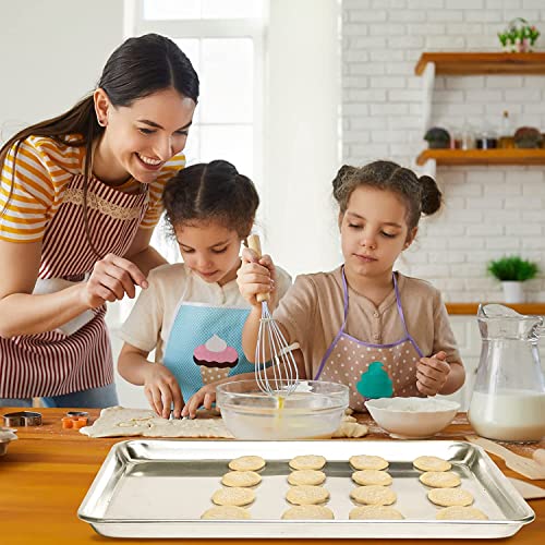 Quarter Sheet Baking Pan Aluminum Nonstick Oven Safe Set 2 (2 Count)
