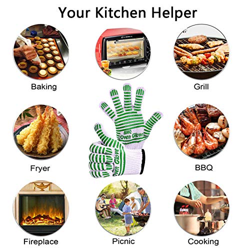 Oven Glove Extreme Heat Resistant Oven Gloves (2 Count)