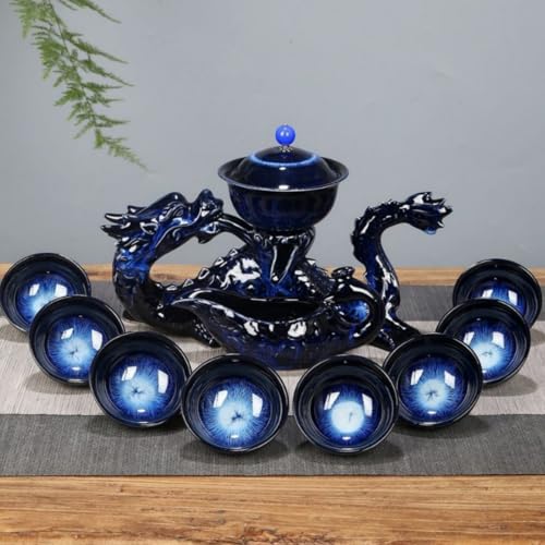 Chinese Gongfu Tea Set Ceramic Teapot with Infuser