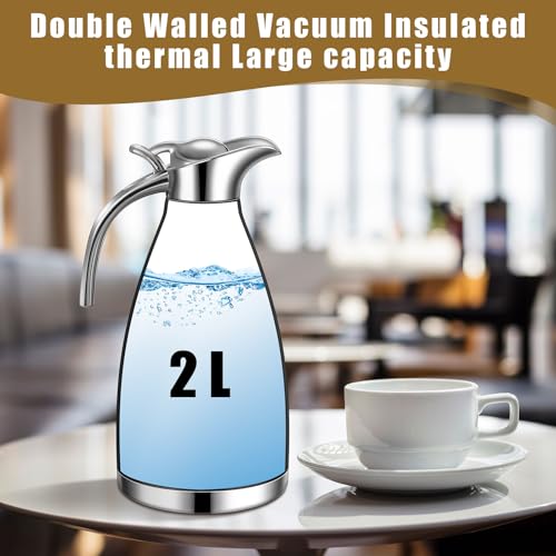 2 Pcs 68oz Thermal Coffee Carafe (2 Count)