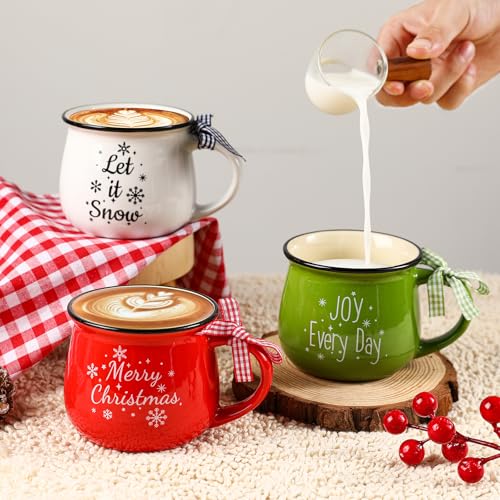 6PCS Christmas Coffee Mugs Set