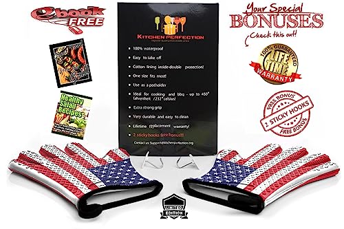 Silicone Smoker BBQ Gloves (2 Count)