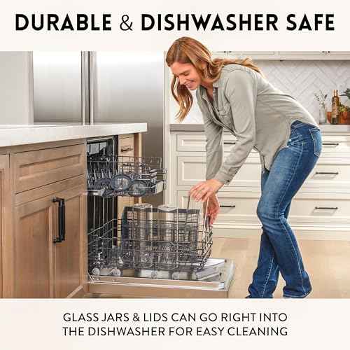 Glass Spaghetti Kitchen Storage Containers with Airtight Silicone Lids (3 Count)