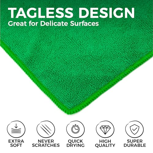 All Purpose Microfiber Terry Cleaning Towels (12 Count)