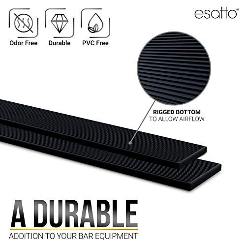 27.5” x 3.87” XL Professional Service Spill Bar Supply Mat Anti (2 Count)