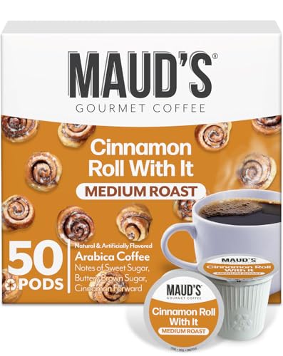 Cinnamon Roll Flavored Coffee Pods (50 Count)