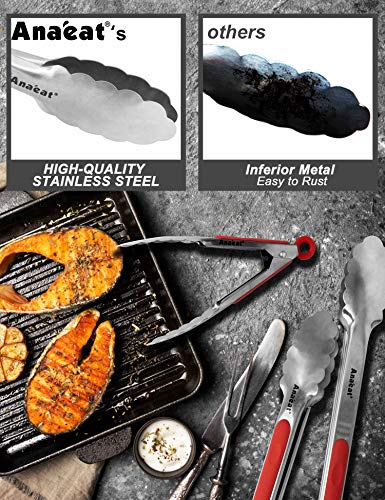 Premium Sturdy Barbecue Tongs for Kitchen Grill & BBQ